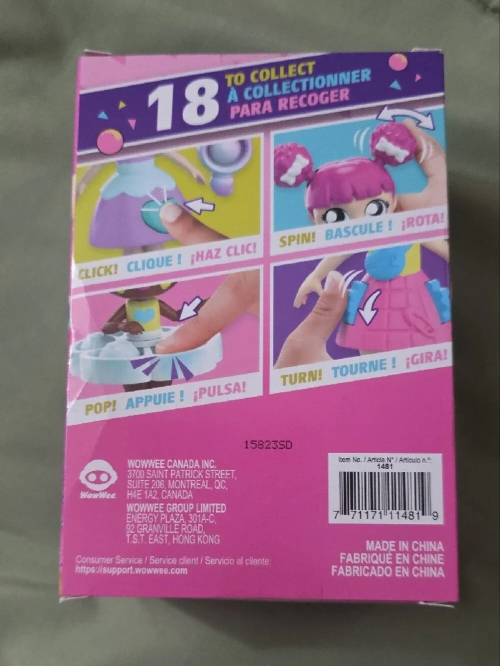Fashion Fidgets - Collectible Fidget Doll by WowWee